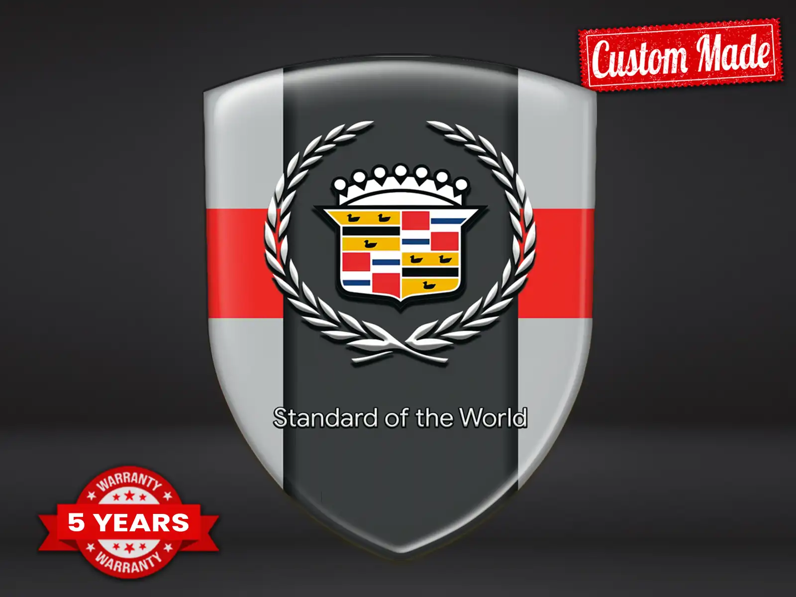 Cadillac Logosticker Business Anpassbar Robust